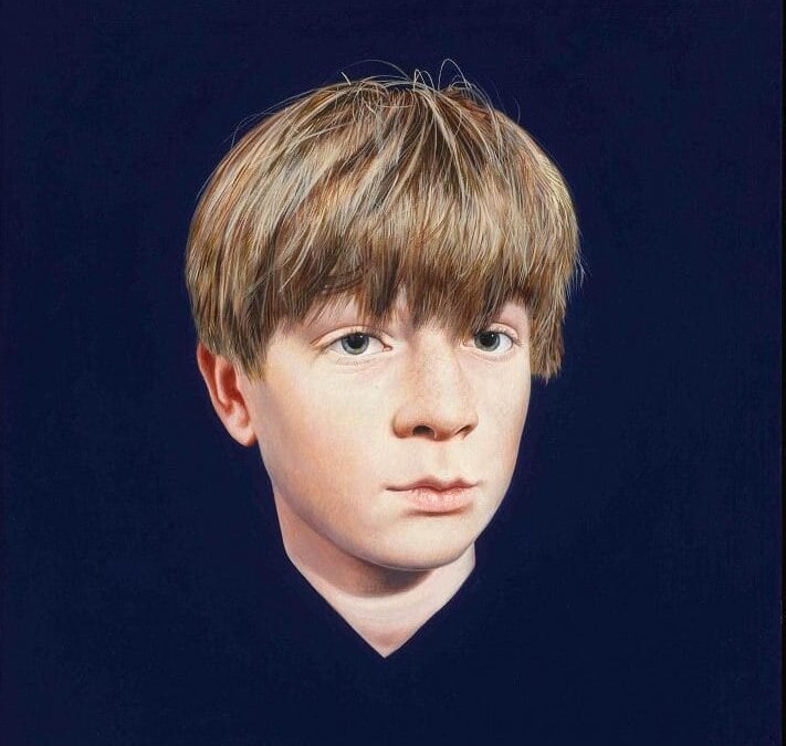 Oliver, oil on panel, 45x40c