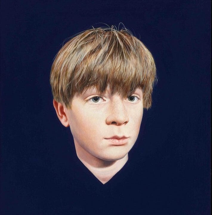 Oliver, oil on panel, 45x40c