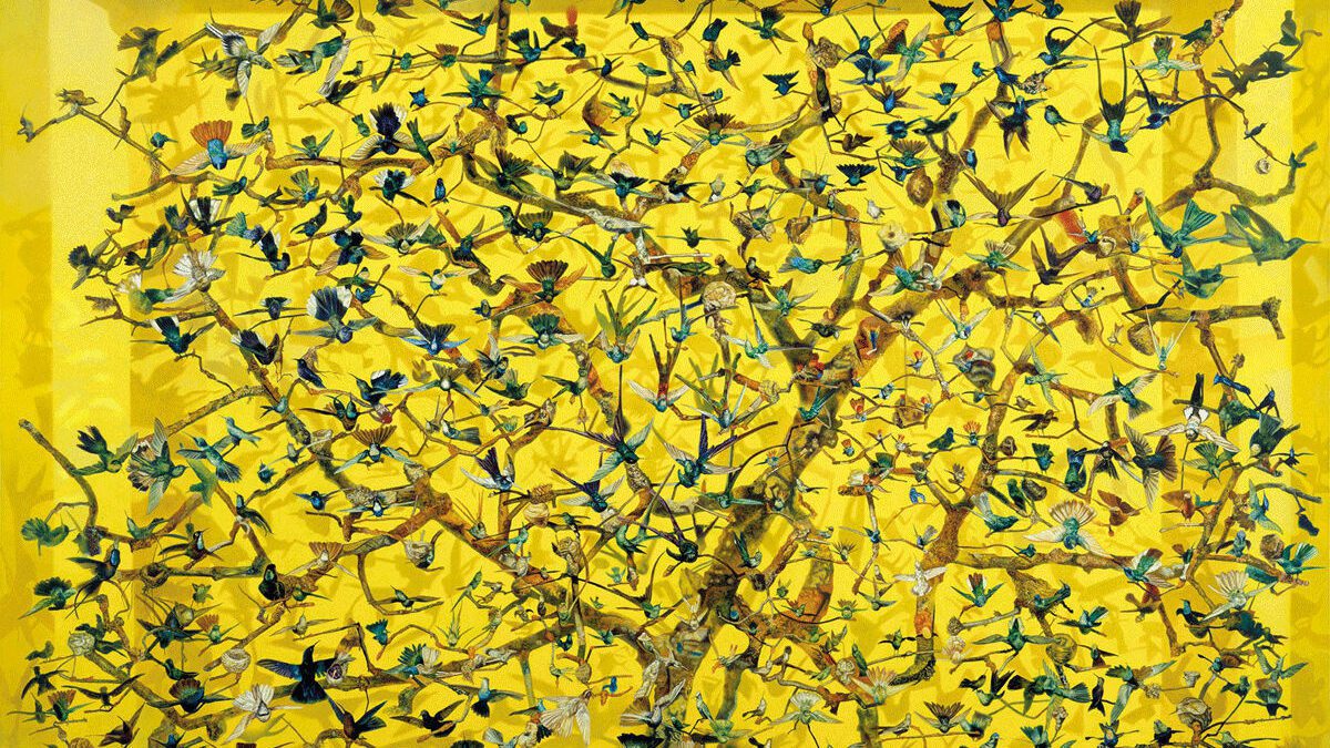 The Hummingbird Tree oil on canvas, 214x300cm